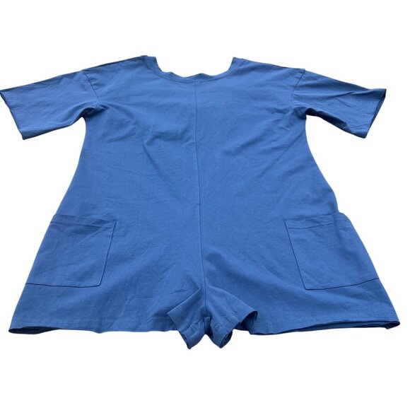 Ugerlov V-Neck Short Sleeve Cotton Romper XS – Relaxed Fit with Pockets - Picture 10 of 16